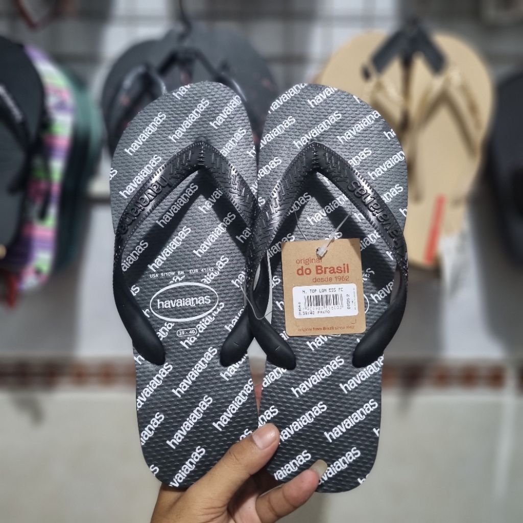 Sandal Pria Original Havaianas Top Logomania