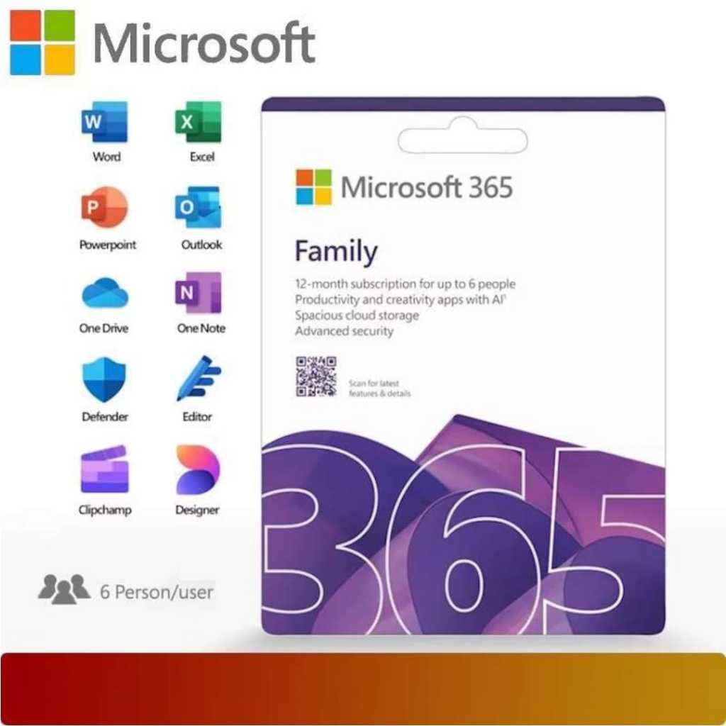 Microsoft Office 365 Family POSA