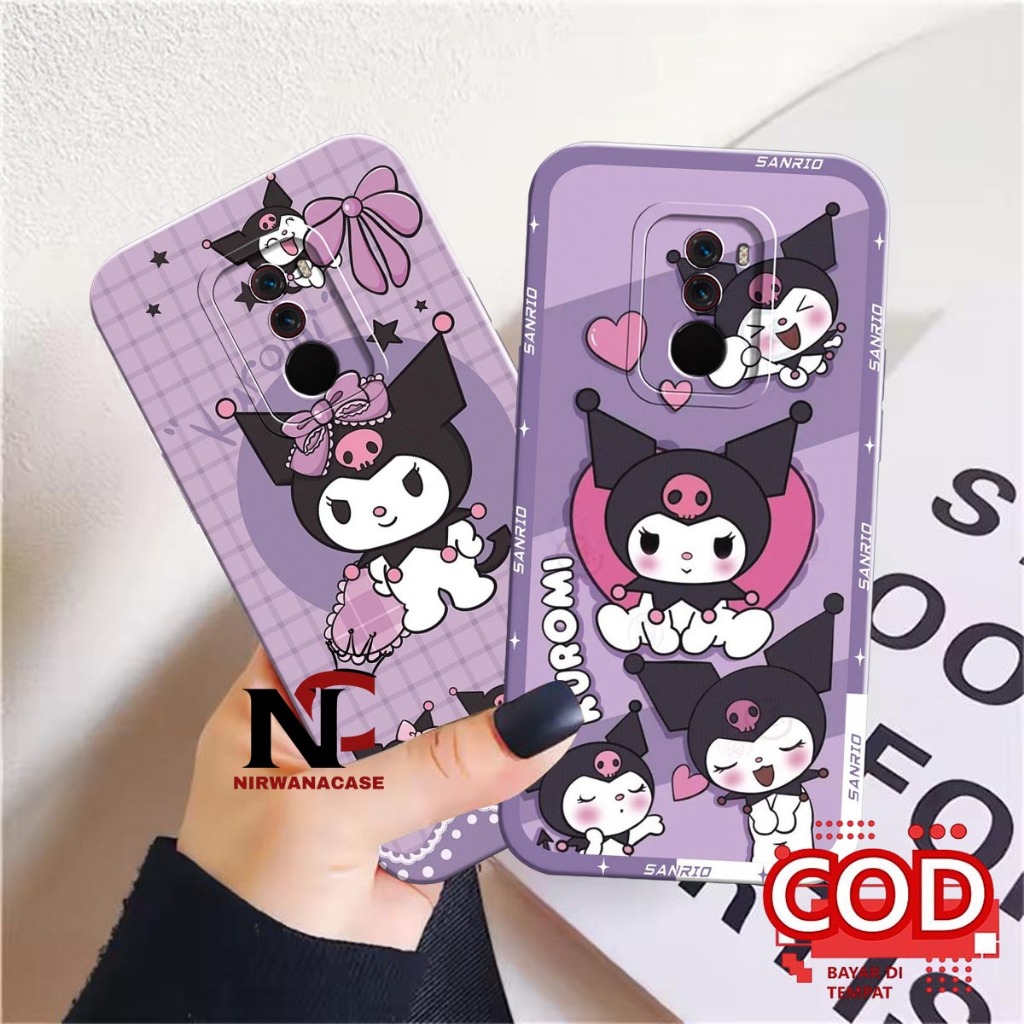 Case Hp Xiaomi Redmi Poco F1 Motif Kuromi Case Pro Camera Lentur - Fashion Case Lucu