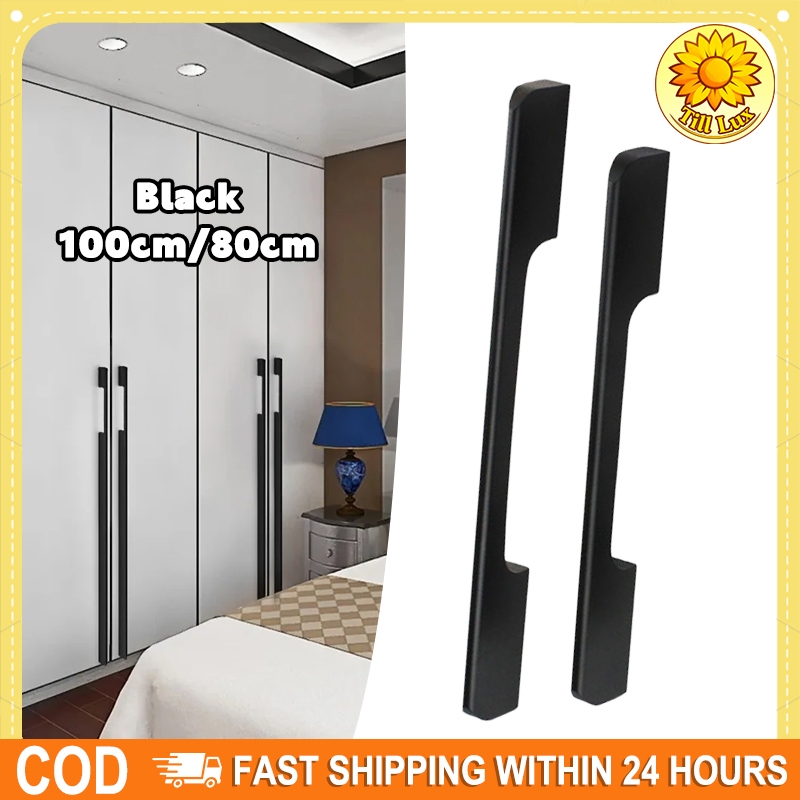 1 Meter Handle Furniture - Gagang Lemari Minimalis Panjang, Aluminium untuk Pintu Lemari