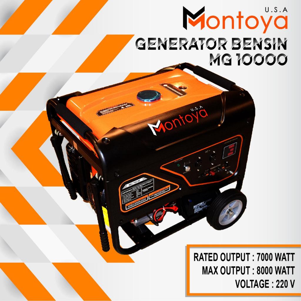 Genset Montoya 10000 Watt / 7000 Watt Bensin USA Technology