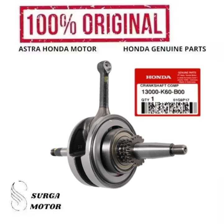 Kruk Krek As Bandul Setang Stang Seher Saher Set Motor Honda Vario 125 eSP K60 13000K60B00 13000-K60