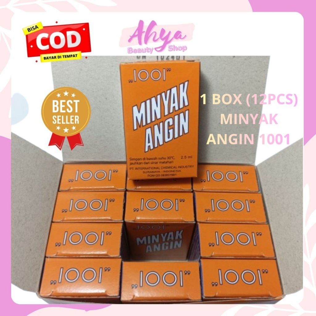 1 LUSIN ISI 12 PCS MINYAK ANGIN 1001 ORIGINAL