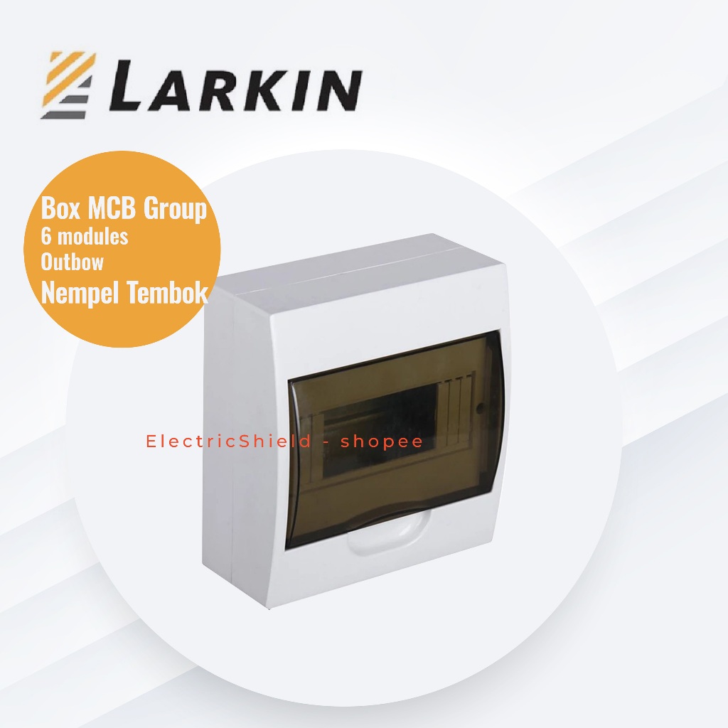 Mcb Box 6 Group Outbow - Nempel Tembok Larkin
