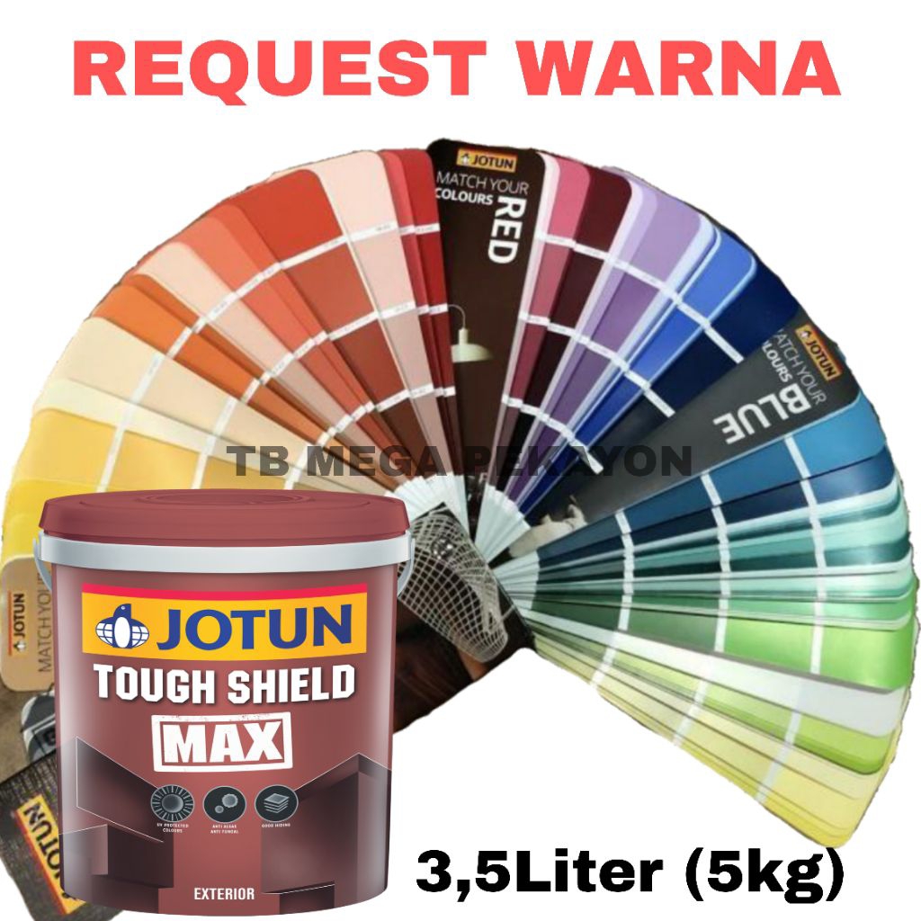 REQUEST WARNA Jotun Tough Shield Max 3,5 Liter Cat Tembok Dinding Exterior
