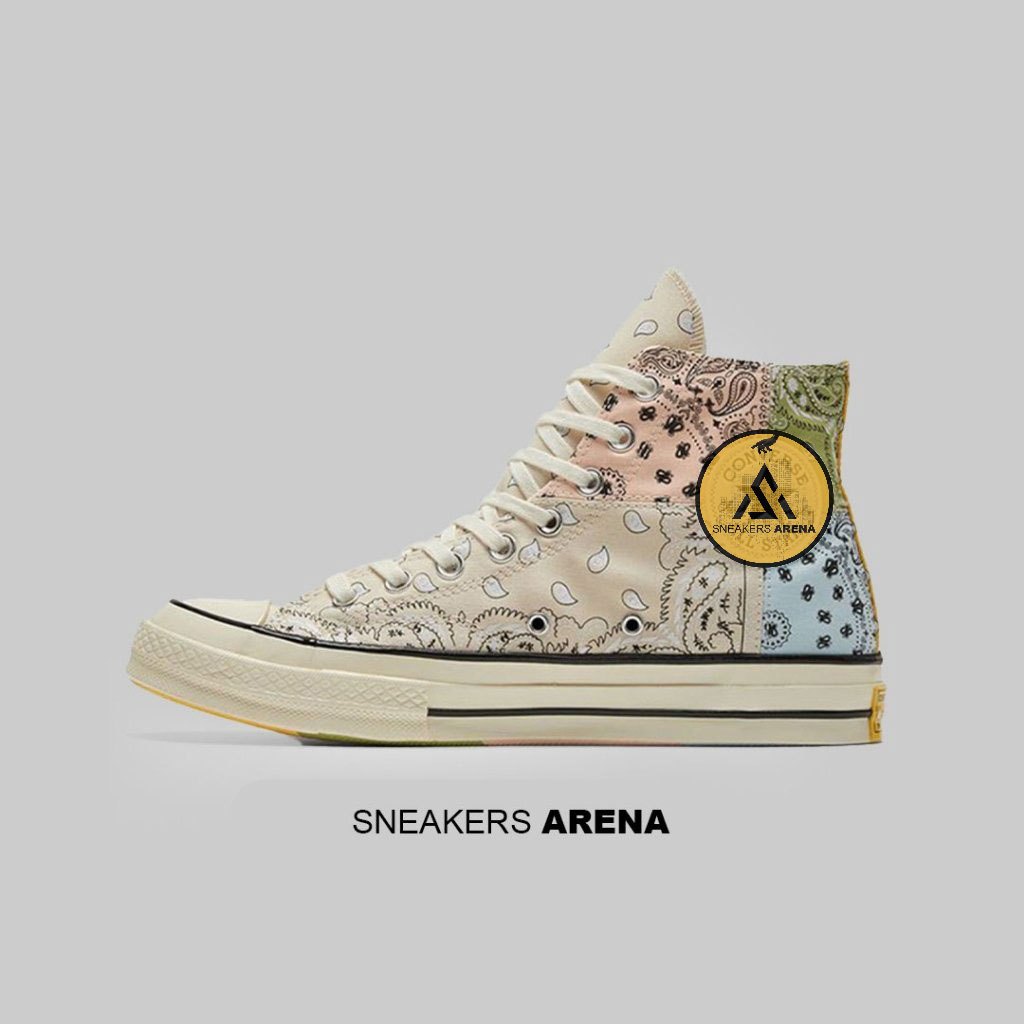 Sneakers Converse Chuck 70S Hi Offspring Paisley Natural Ivory