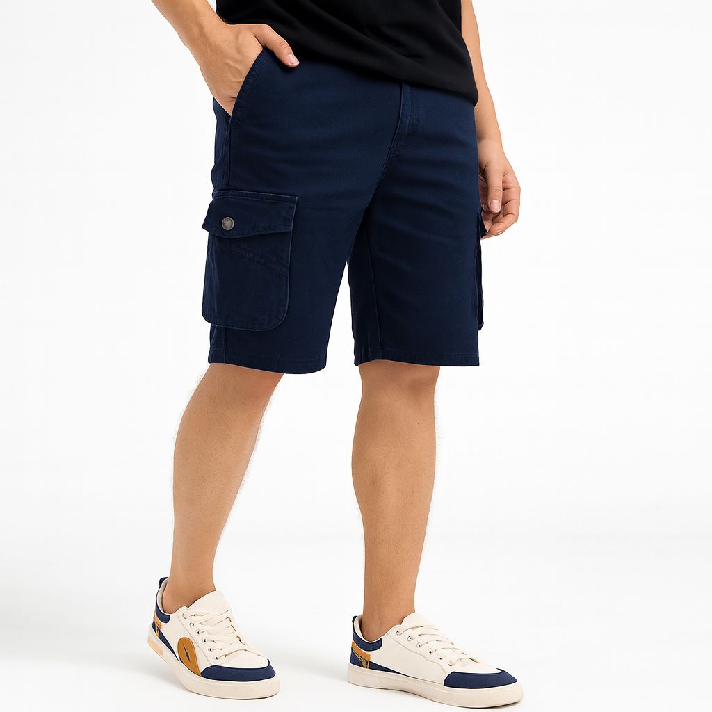 Celana Cargo Pendek Atas Lutut Kanvas DENIM Celana pendek Pria Kimpol