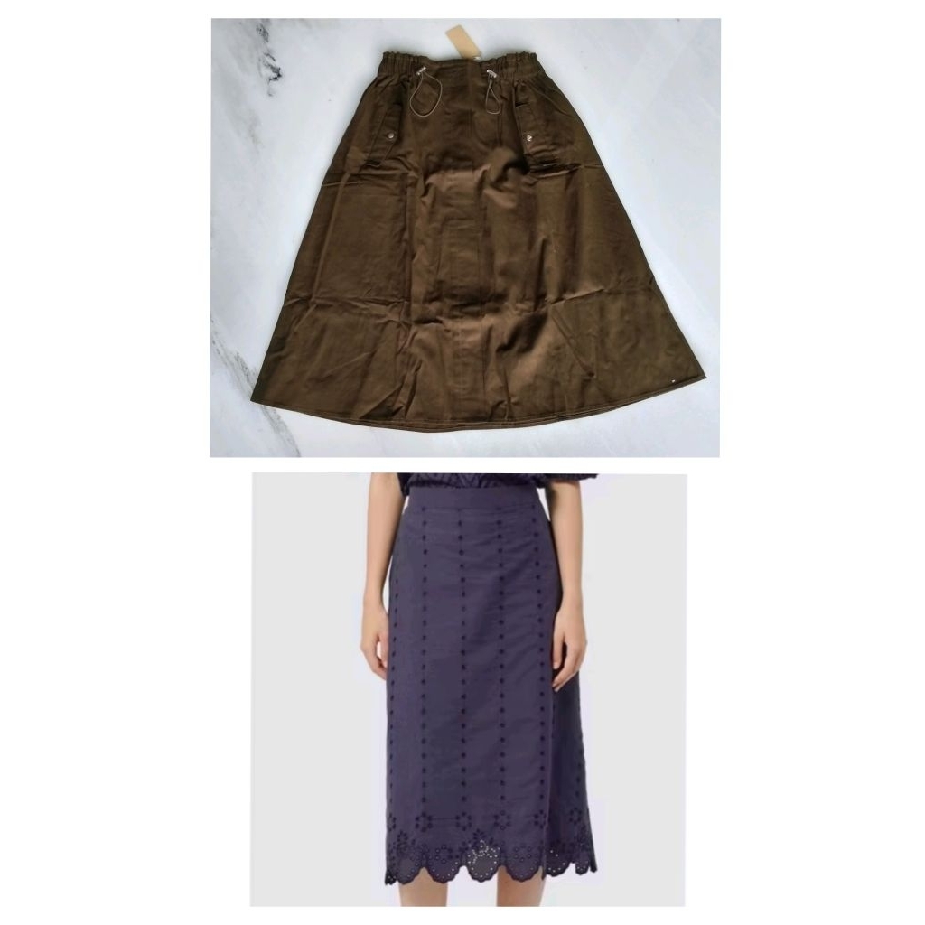 Rok Midi Skirt Et Cetera New Ori With Tag
