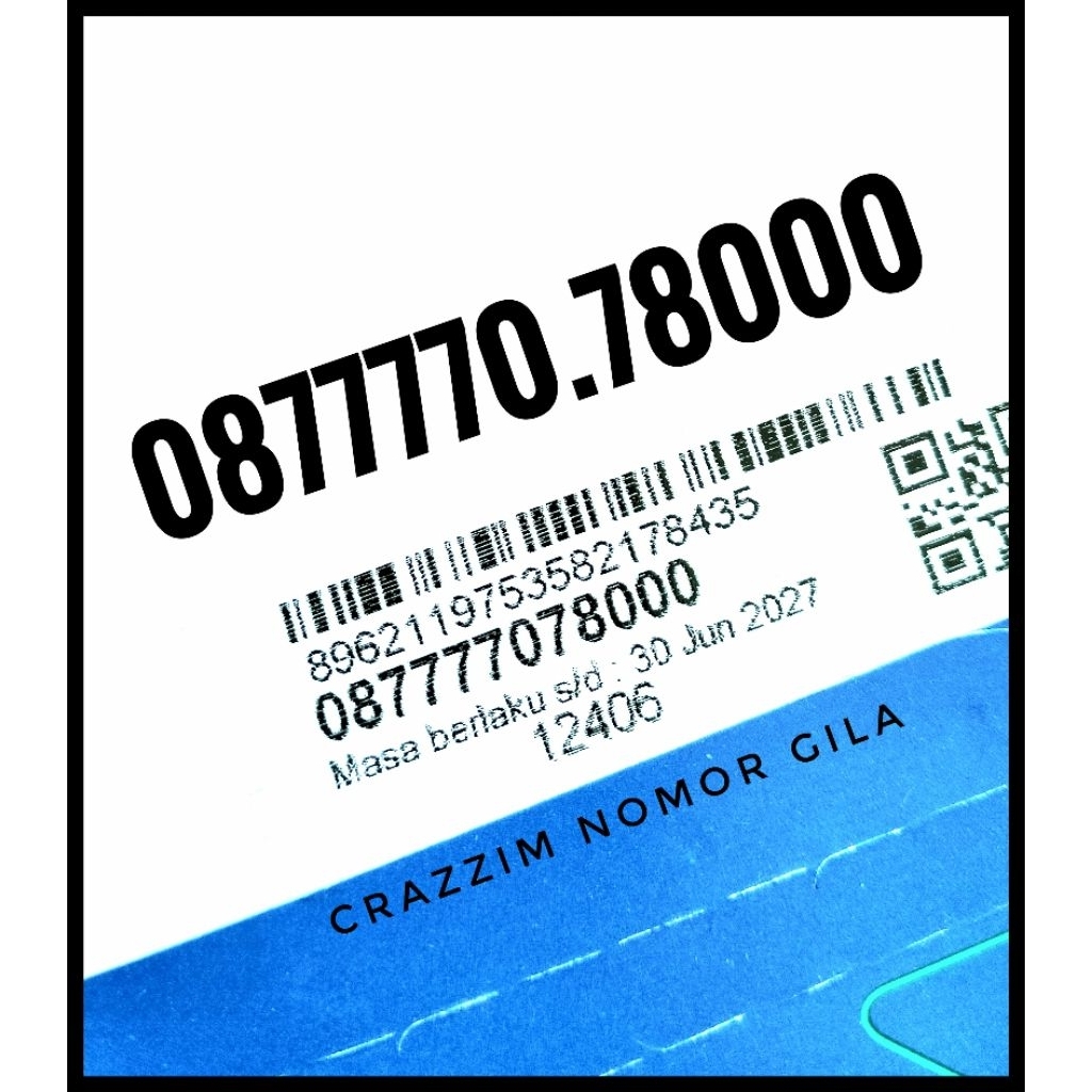 Nomor Cantik XL Super. Nomor Cantik 087777. Nomor Cantik 8000