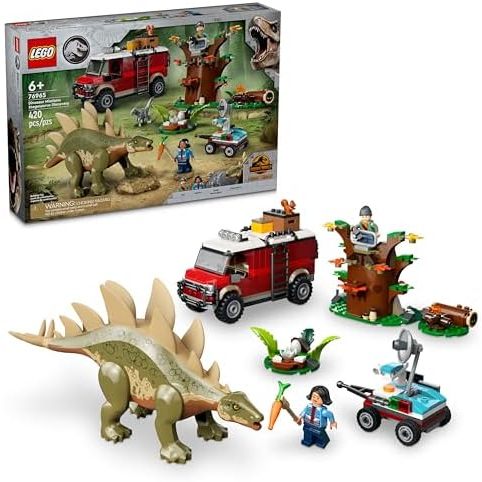 Jurassic World Dinosaur Missions: Stegosaurus Discovery Building Set - Dinosaur Toys