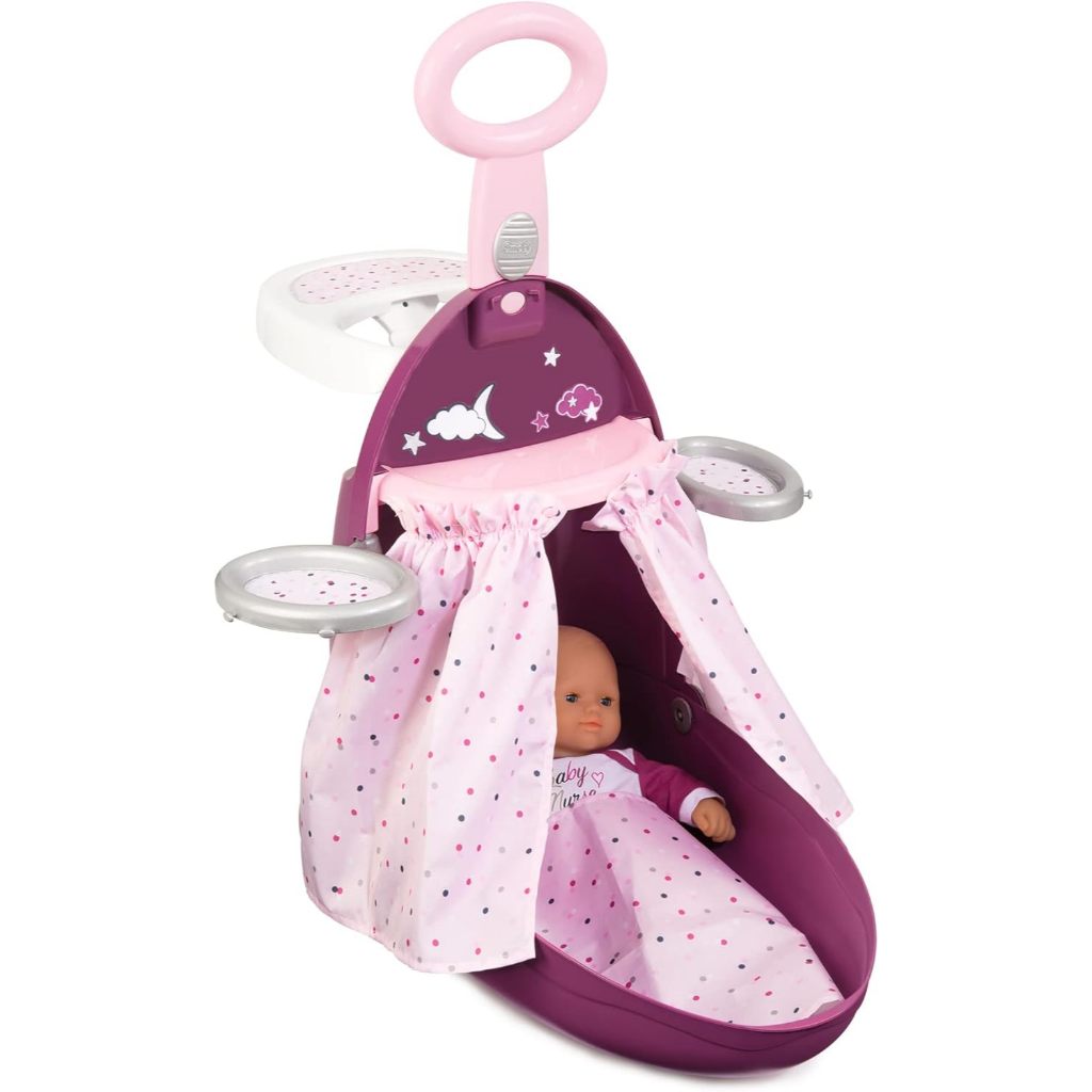 Smoby - Trolley for Dolls, Purple