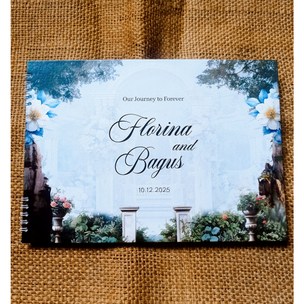 Guest Book Wedding Buku Tamu Pernikahan Custom Hard Cover Premium Kekinian Termurah By SPESIALIS BUK