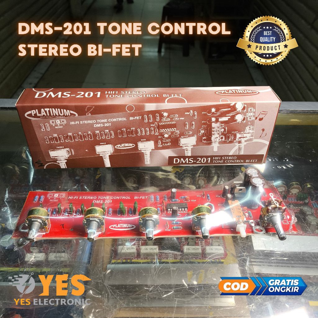 KIT TONE CONTROL STEREO BIFET DMS 201 PLATINUM KIT TONE KONTROL STEREO PLATINUM