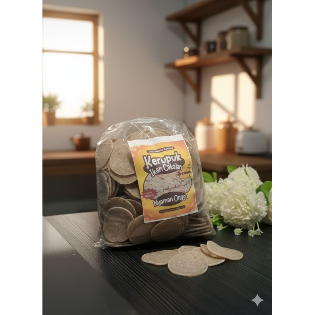 KERUPUK MENTAH/ KERUPUK IKAN CAKALAN/IKAN TONGKOL