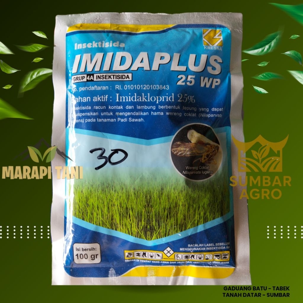 IMIDAPLUS 25WP // Insektisida sistemik // hama kutu daun, kutu kebul, thrips // imidakloprid 25wp