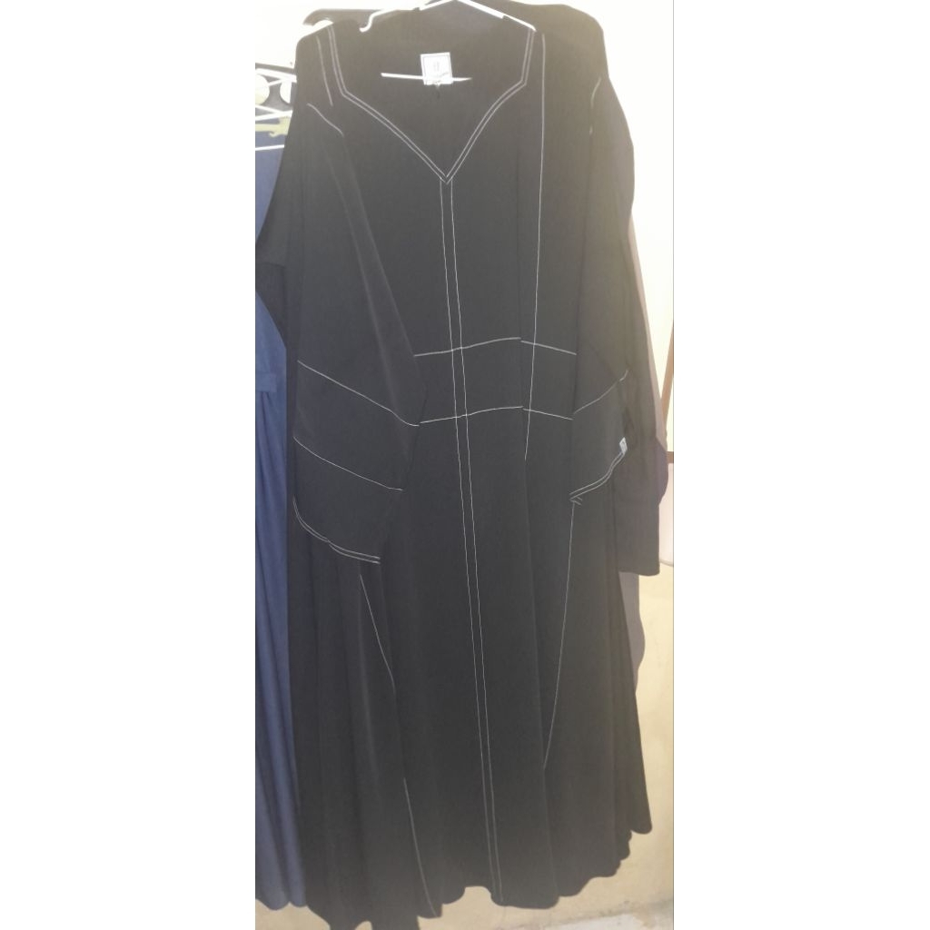 preloved stitch abaya elmadina