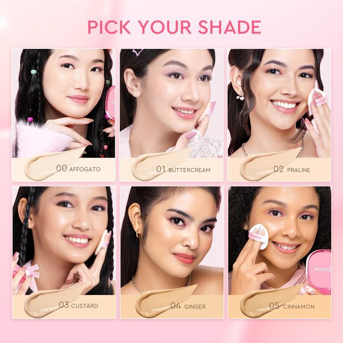 GLAD2GLOW PERFECT COVER CUSHION 02 PRALINE | Cushion G2g Shade 02 PRALINE