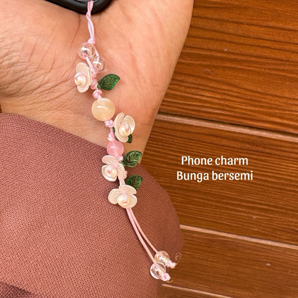 phone charm bunga bersemi | phone charm gantungan hp viral kekinian | phone charm lucu estetik