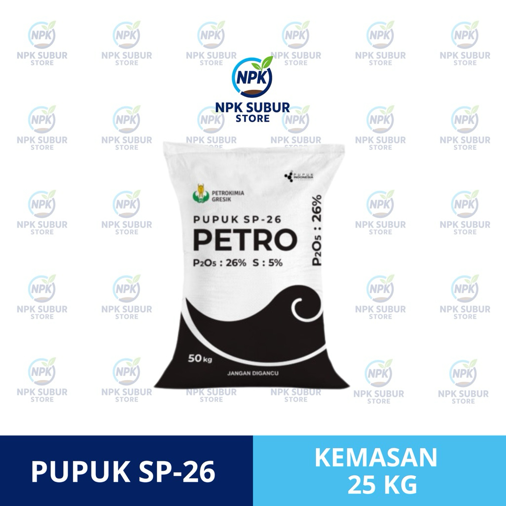 pupuk sp-26 petro kemasan 25 kg