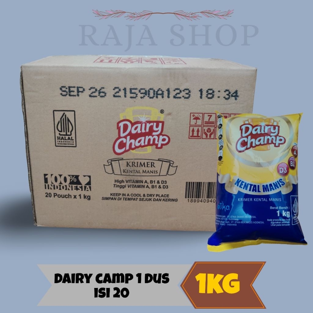 DUS KRIMER KENTAL MANIS DAIRY CHAMP (1KG) (2.5KG) (480GR)