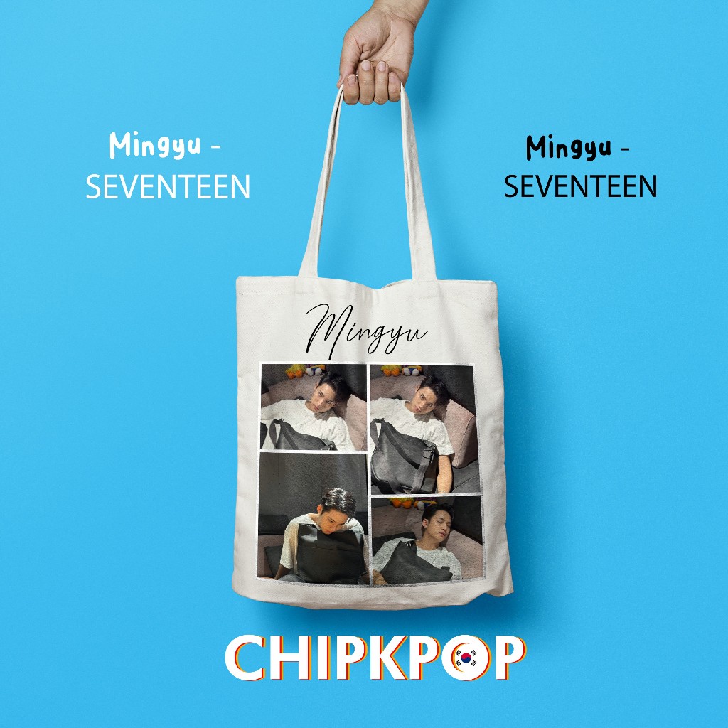 [PAKET SET] TOTEBAG MINGYU SEVENTEEN PAKET SET I MINGYU SEVENTEEN I TAS SEVENTEEN I TOTEBAG SEVENTEE