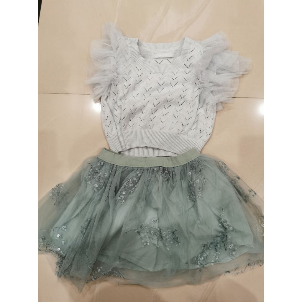 gingersnaps set dress ruffle