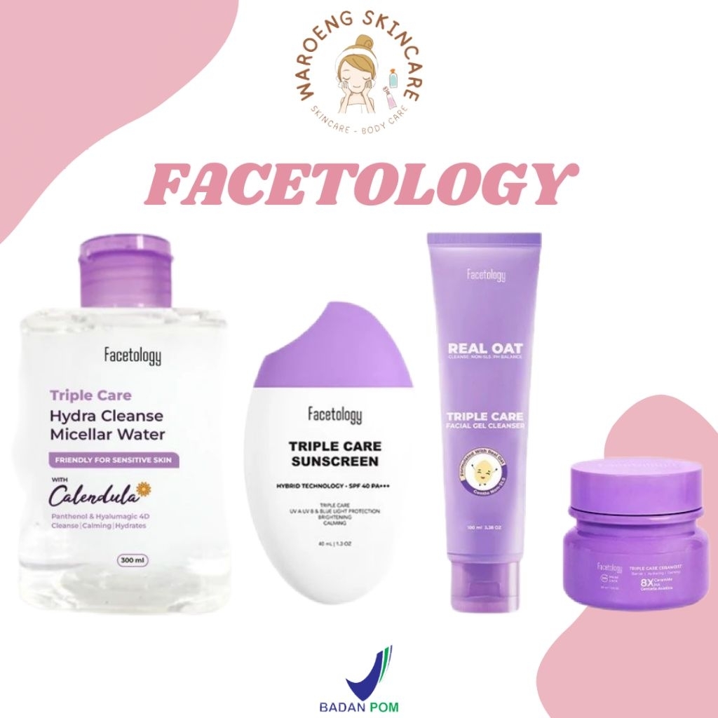 [FREE GIFT] FACETOLOGY SUNSCREEN / FACETOLOGY / SUNSCREEN FACETOLOGY / TRIPLE CARE SUNSCREEN FACETOL