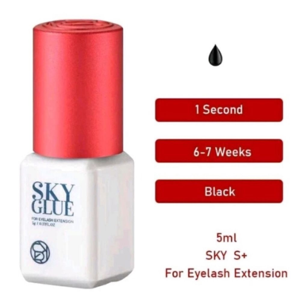Lem sky glue eyelash tahan lama dan cepat kering / lem eyelash extension