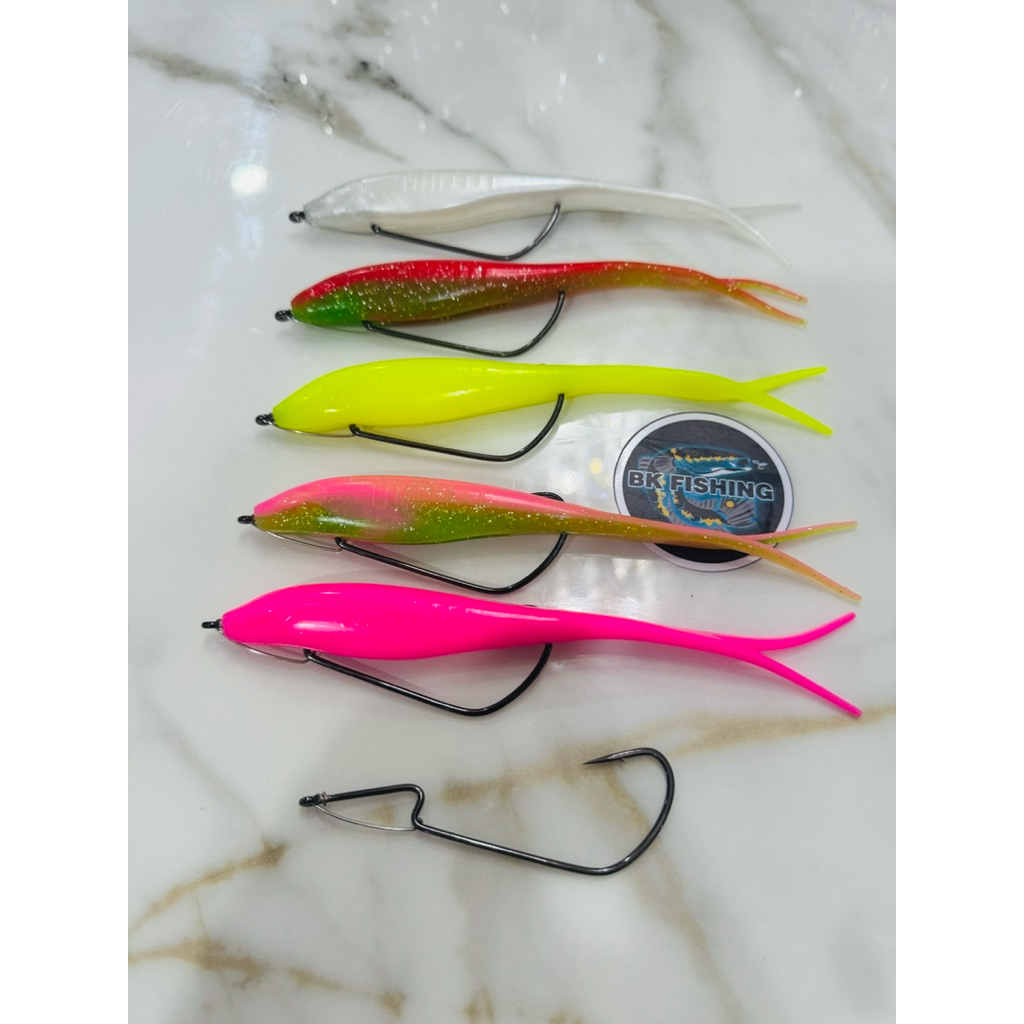 PROMO SILENCER 17,5CM HOOK CUSTOM OZMY POLOS (HCO POLOS)  || UMPAN CASTING IKAN GABUS TOMAN
