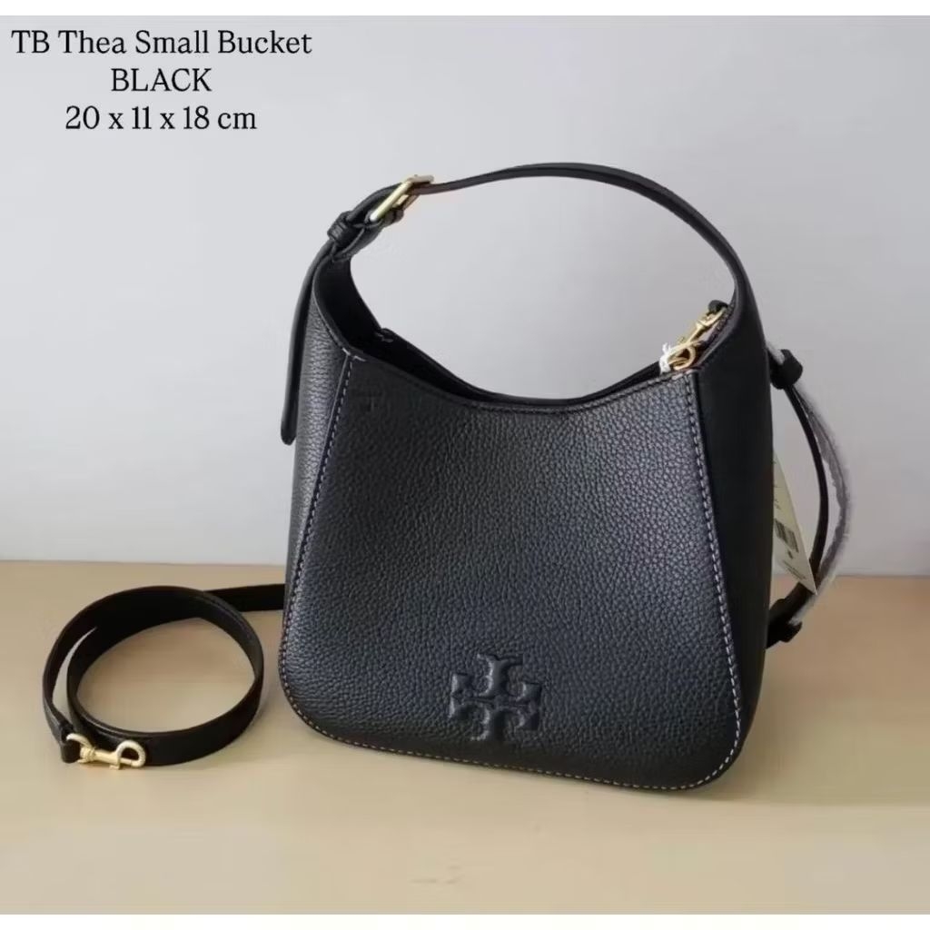 Ready TB Thea Small Bucket Leather Black