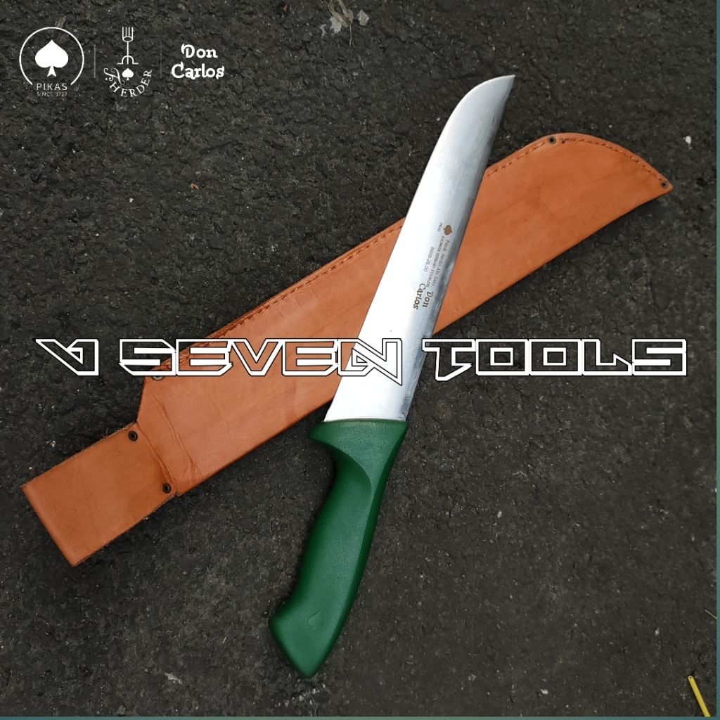 Pisau Don Carlos 8 inch 10 inch 12 inch Plus Sarung Pisau Don Carlos Germany Original Type 8688