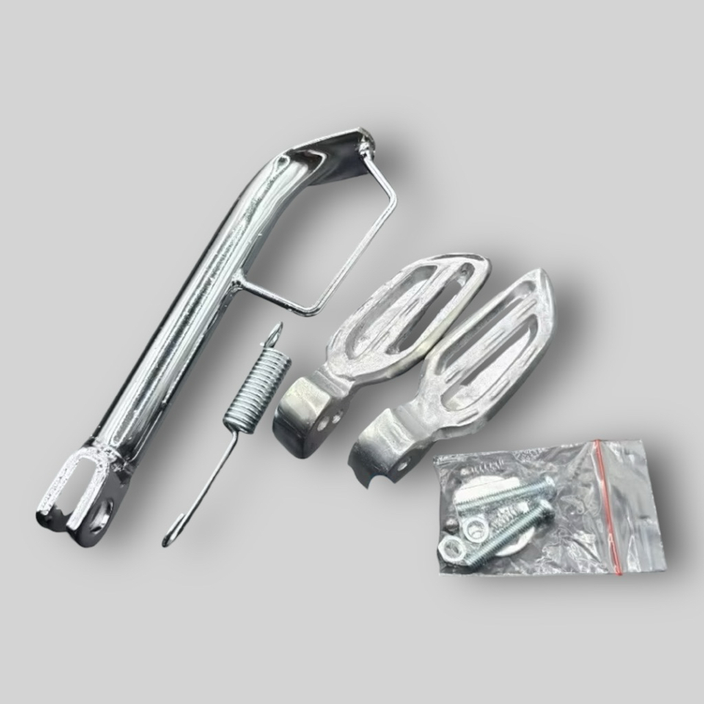 PAKET LENGKAP STANDAR SAMPING RING 17 DAN RING PLUS FOOTSTEP STEP BELAKANG PIJAKAN KAKI PNP MOTOR VA