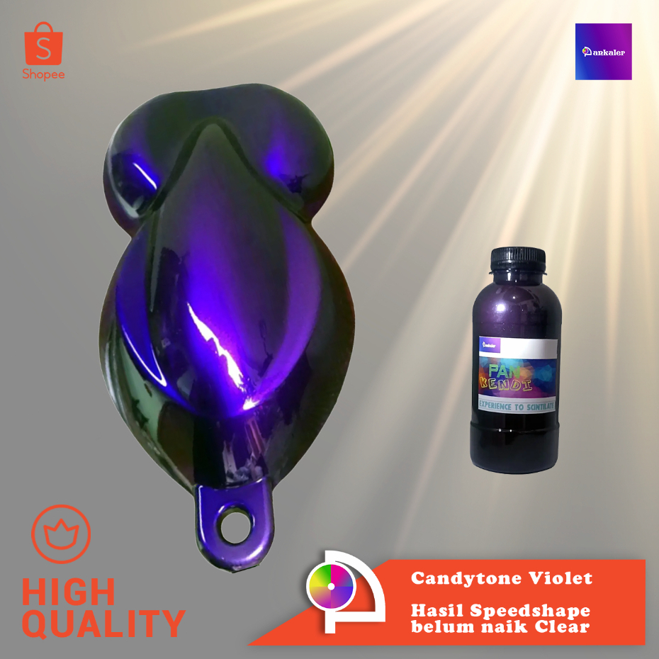 Pankaler Cat Candy Tone Violet Ungu Purple NC Motor Car Paint Color