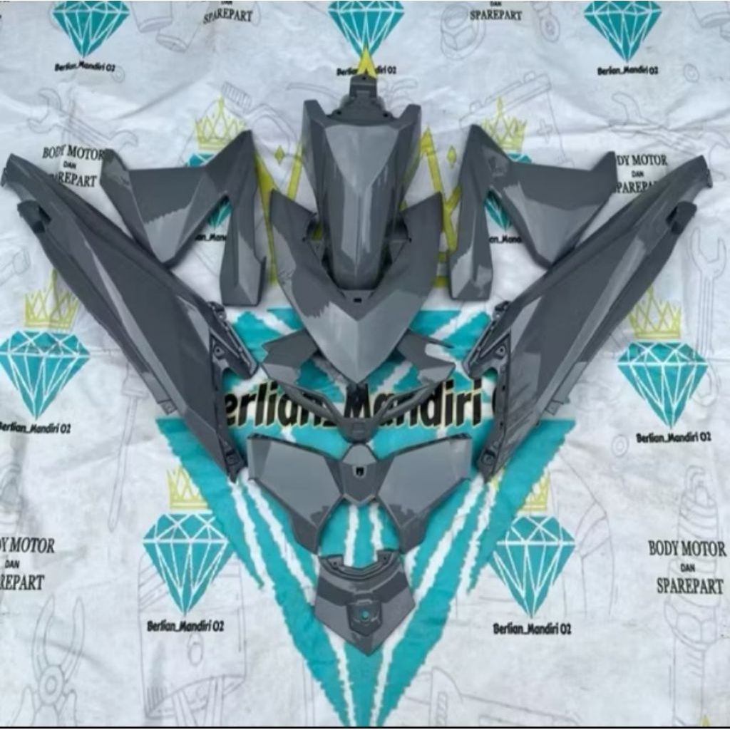 Full body halus honda vario 125 & 150 LED OLD warna costum nardo grey