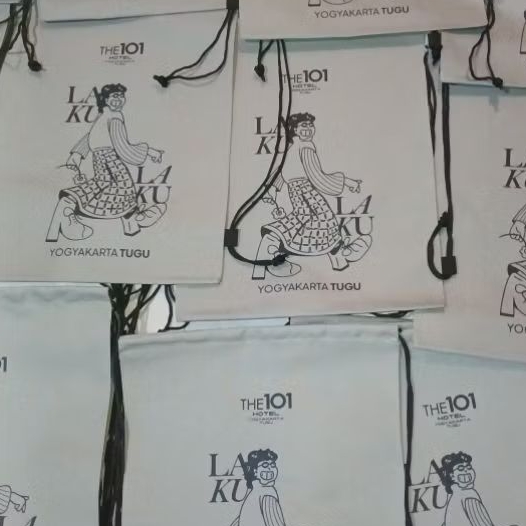 CUSTOM TAS SERUT TASLAN WATERPROOF SEMINAR,EVENT, ULANG TAHUN WADAH SNACK/BINGKISAN