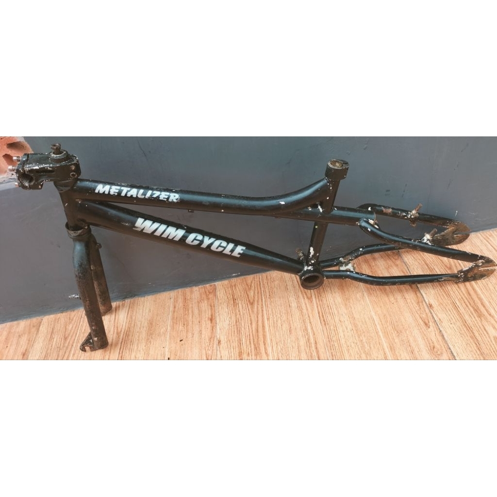 frame bmx bekas hitam