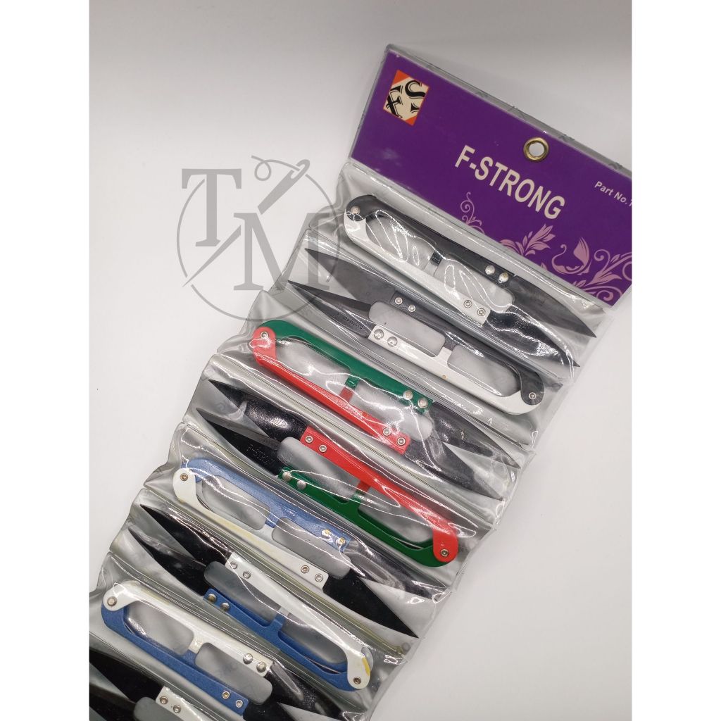 (Satuan) Gunting Potong Benang merk F-STRONG ukuran Besar / Catrek / Cekris / Thread Cutter Jumbo TC