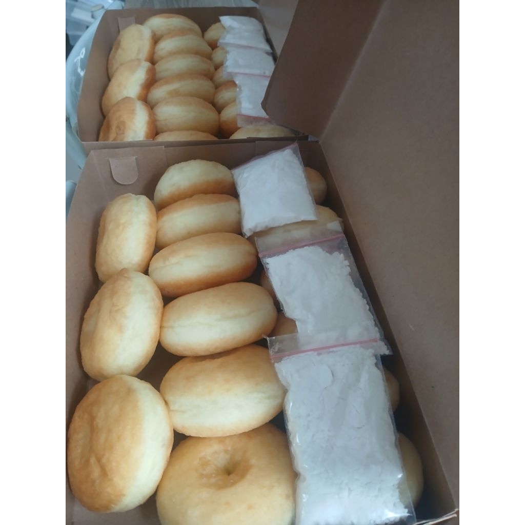 donat frozen, donat jadul, donat pupur, donat kentang susu  mini frozen isi 12