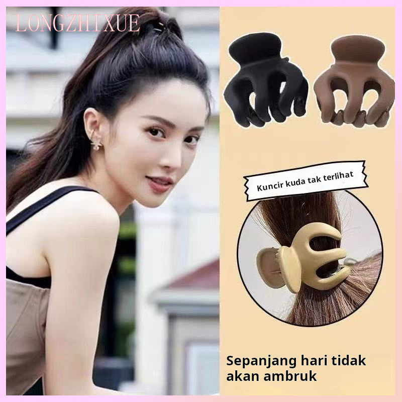 Jepitan ekor kuda tinggi, jepitan rambut wanita, jepitan ekor kuda kecil, jepitan labu, jepitan ekor