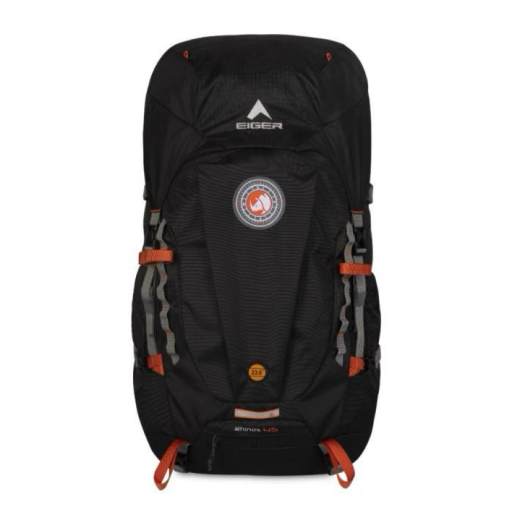 Carrier EIGER Rhinos, Kapasitas 45 Liter, Black, 100% ori