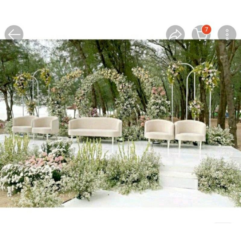 set kursi dekorasi manten paling nyaman