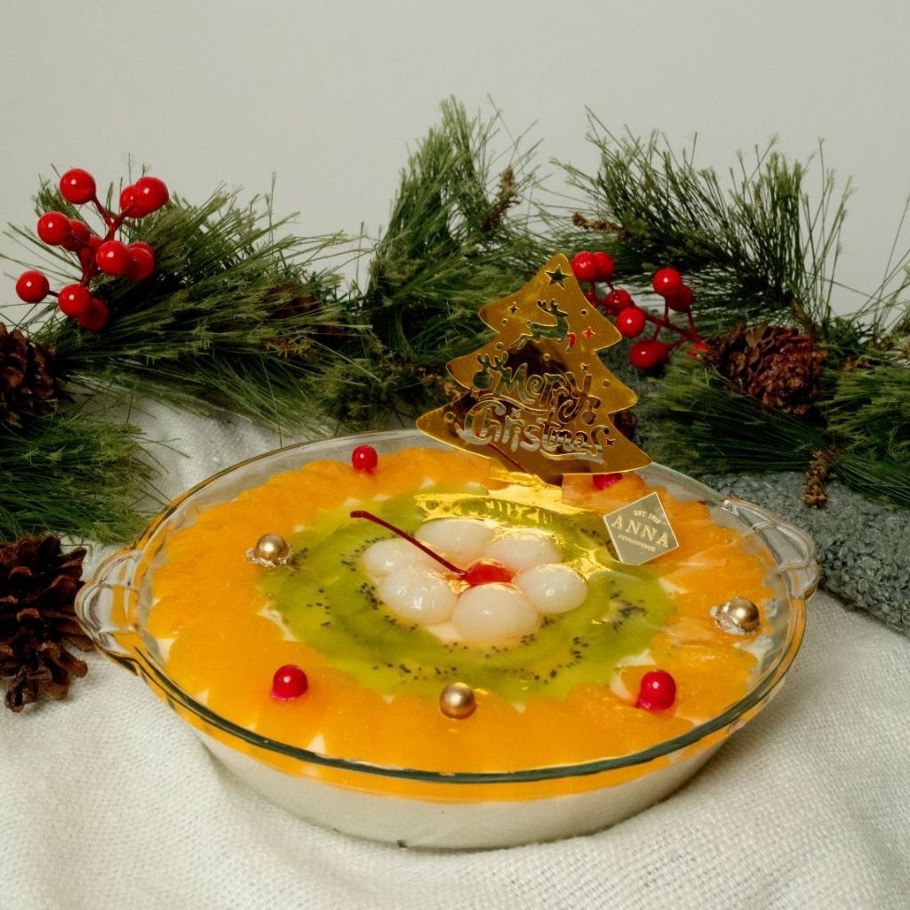 Pudding Buah Hampers Christmas / Puding Susu Edisi Natal / Hampers Pudding Christmas