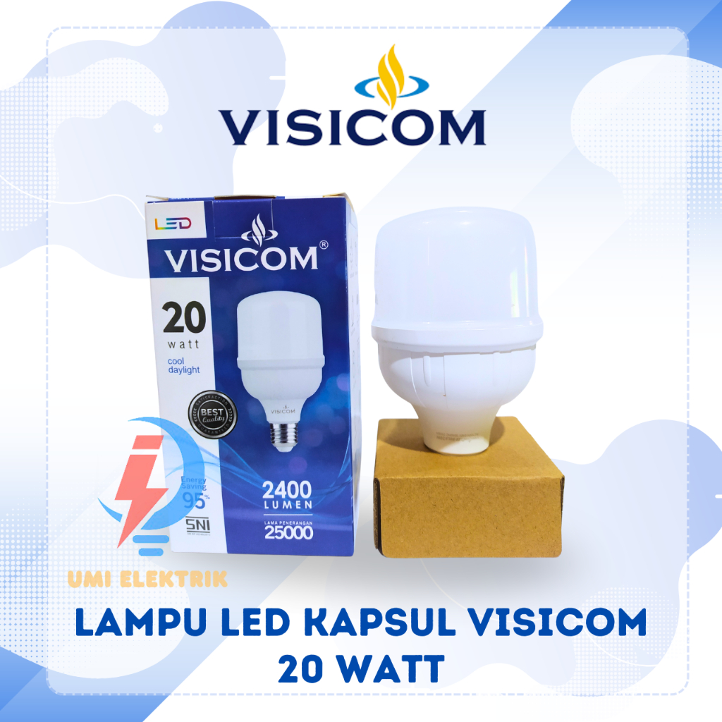 VISICOM LAMPU LED KAPSUL 20 WATT