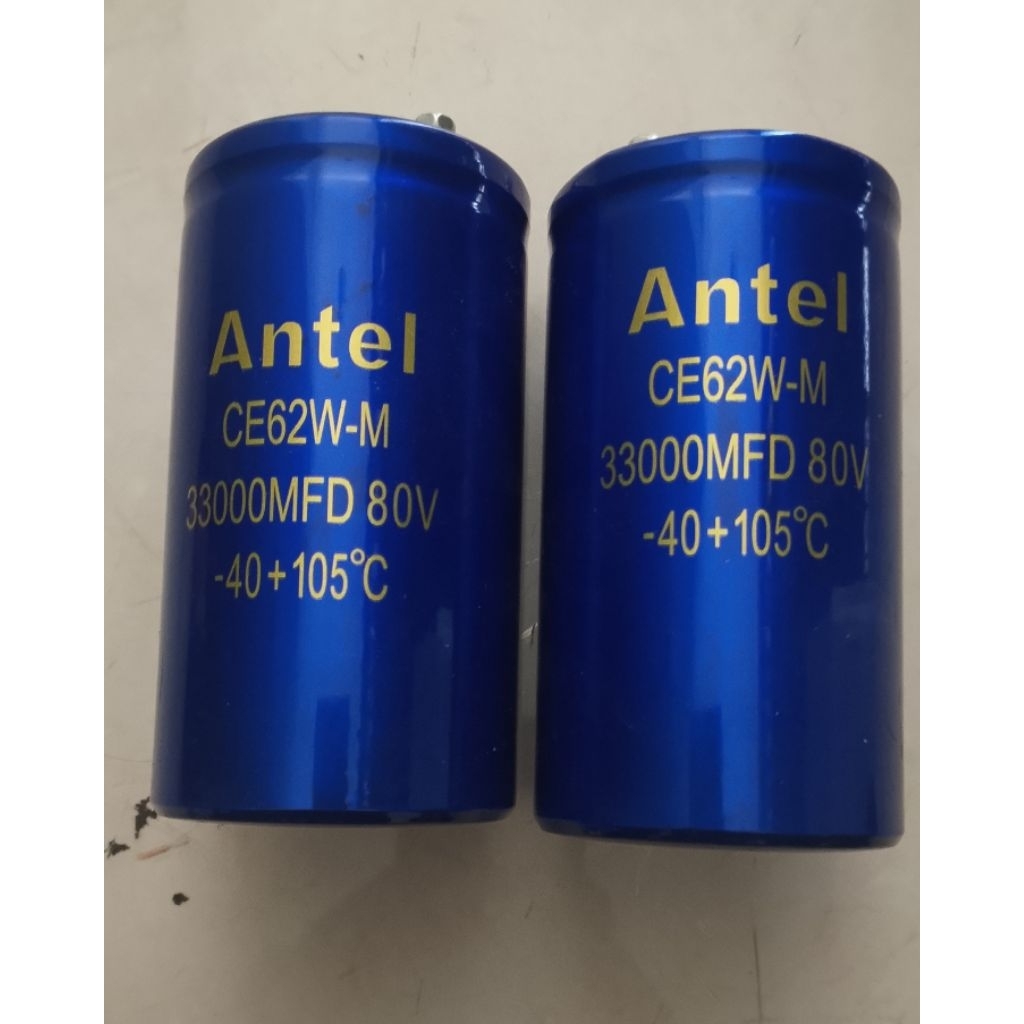 KAPASITOR ELCO 33000 MDF-80 VOLT ANTEL ORIGINAL ASLI