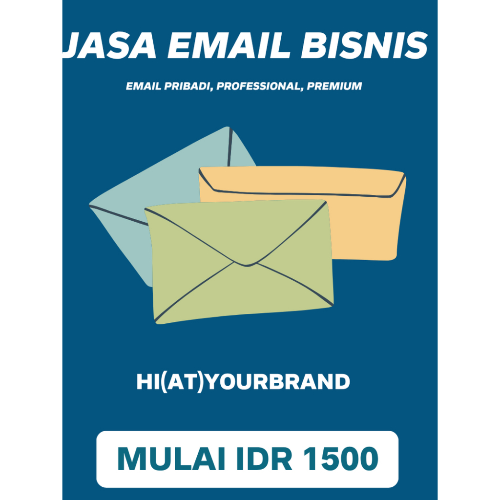[Paket Gold] Hosting Email Bisnis/Resmi/Personal Domain Nama Brand