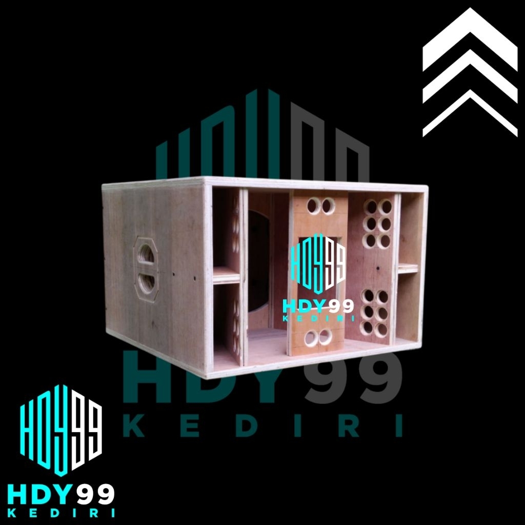 BOX PARATOP / PARAFLEX TOP 12 INCH SINGLE & TWEETER (HORN 19X15 CM)