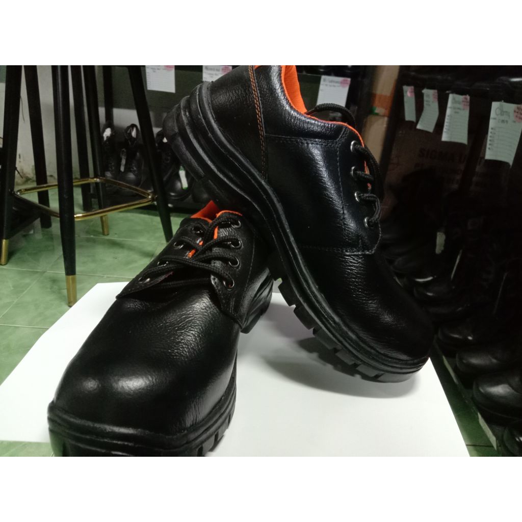 Sepatu Safety King'S Tali Pendek Kom. Oren