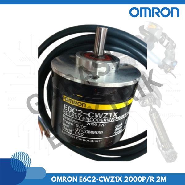 OMRON E6C2-CWZ1X 2000P/R 2M OMS rotary encoder terbatas original