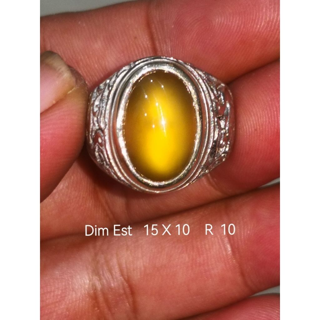 Cincin Batu idocrase Solar Aceh  BUKAN bacan kalimaya pirus ruby safir pandan ijo garut lumut kecubu