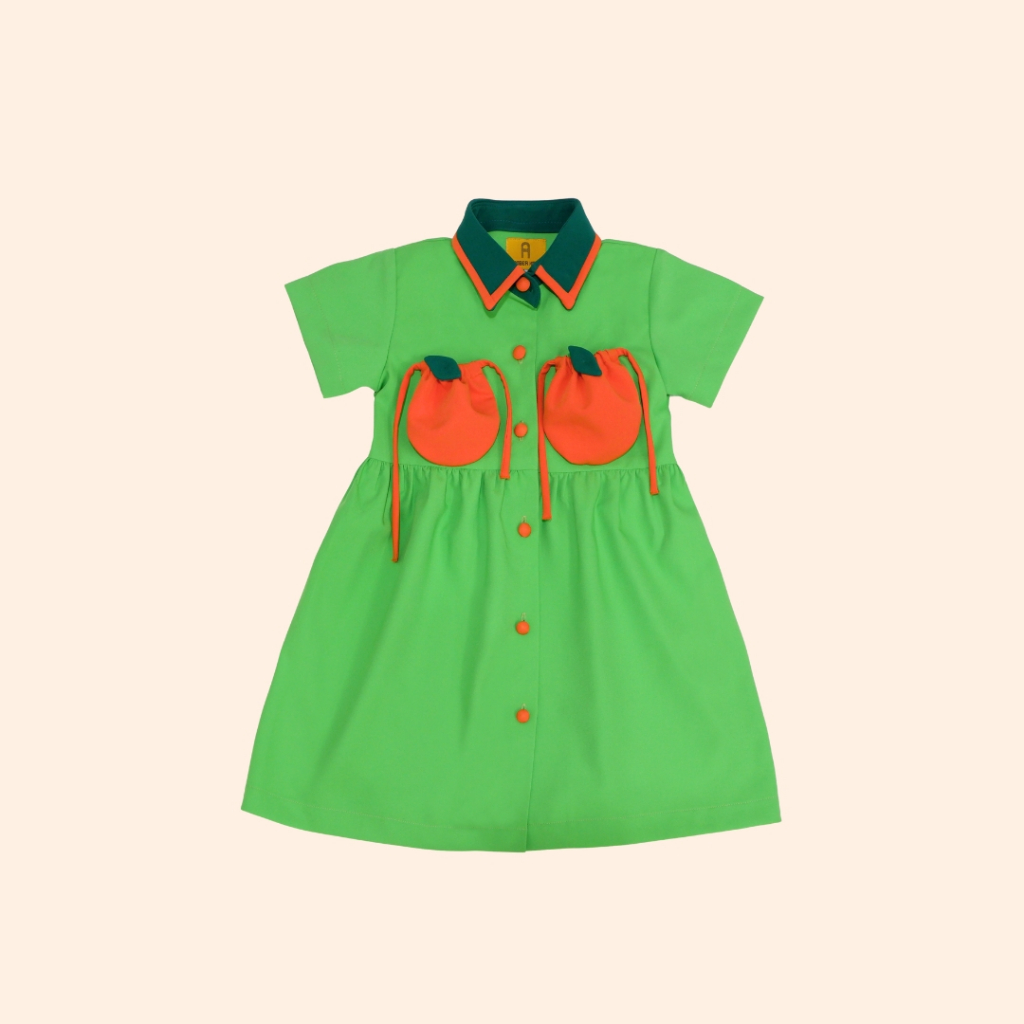 Amber Kids - Citrus Dress - Dress Anak Perempuan